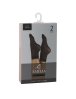 Ankelsocka 20 den svart 2 par i ask