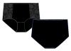 Trosa highwaist med spets, lasercut